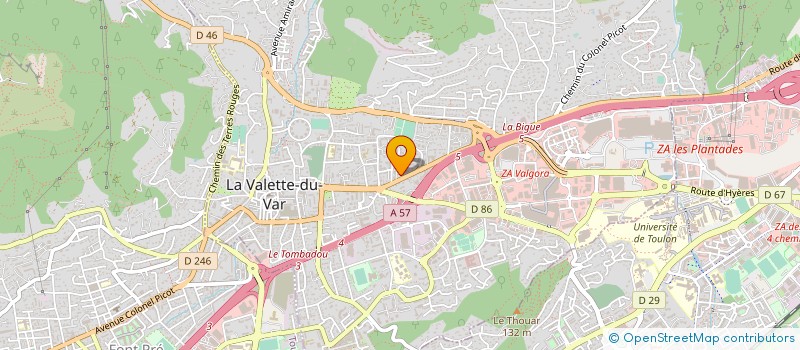 localisation de l'entreprise MADAME EMILIE ESTABLIER à LA VALETTE-DU-VAR
