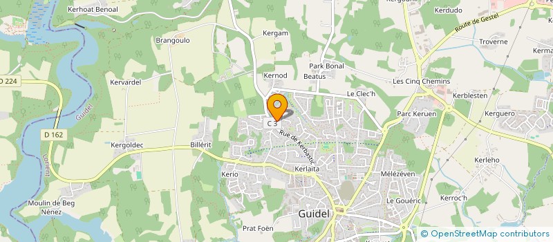 localisation de l'entreprise MADAME EMILIE ETELAIN  GUIDEL