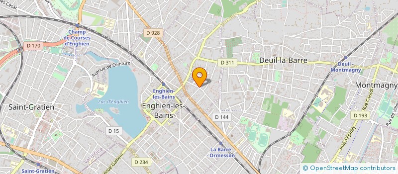 localisation de l'entreprise MADAME EMILIE ETIENNE  MONTMORENCY