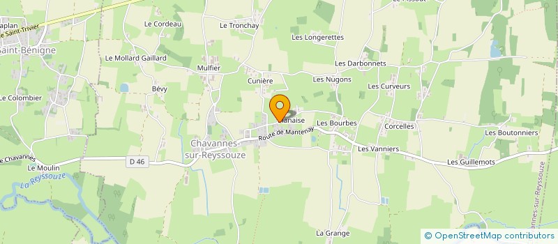 localisation de l'entreprise MADAME EMILIE ETIENNE à CHAVANNES-SUR-REYSSOUZE