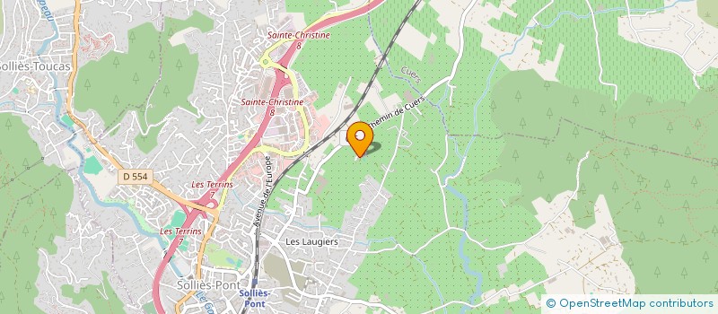 localisation de l'entreprise MADAME EMILIE EXBRAYAT  LA CRAU