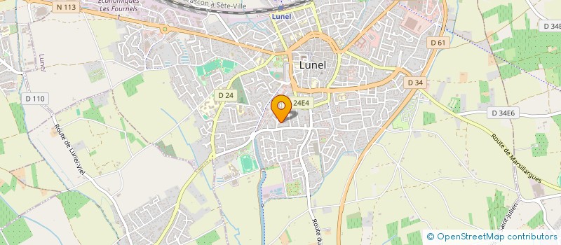 localisation de l'entreprise MADAME EMILIE EYL à LUNEL