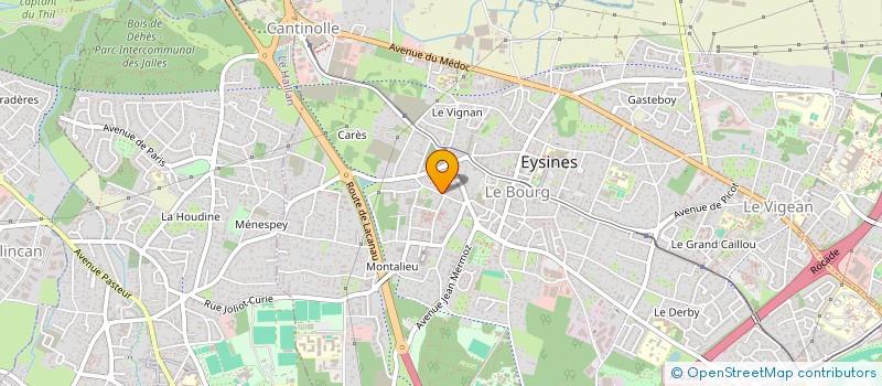 localisation de l'entreprise MADAME EMILIE EYMARD  EYSINES