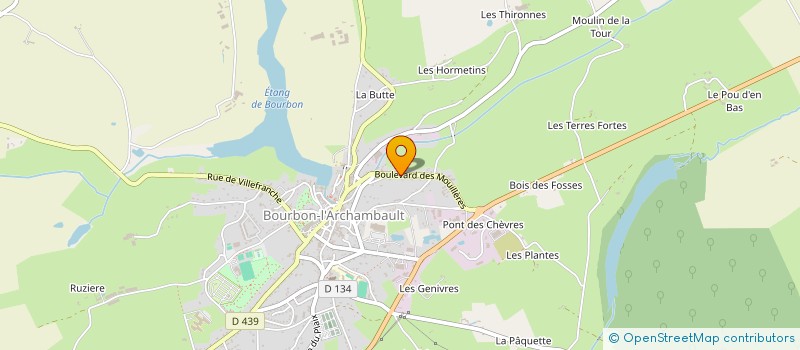 localisation de l'entreprise MADAME EMILIE FABER à BOURBON-L'ARCHAMBAULT