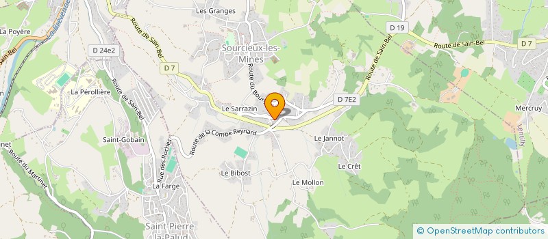 localisation de l'entreprise MADAME EMILIE FABREGUE à SAIN-BEL