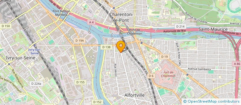 localisation de l'entreprise MADAME EMILIE FABUREL à ALFORTVILLE