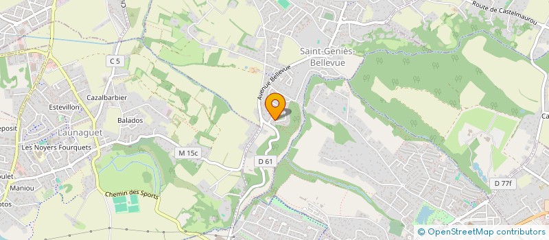 localisation de l'entreprise MADAME EMILIE FAGE  SAINT-GENIES-BELLEVUE