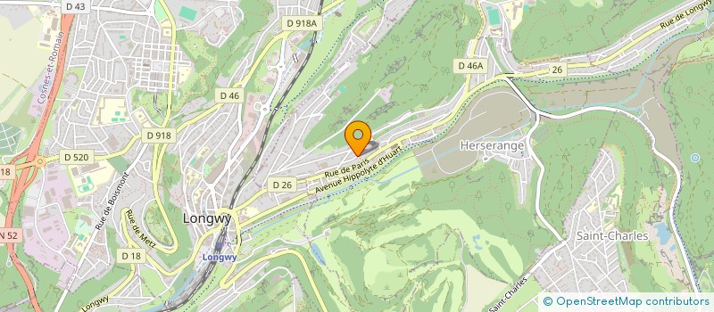 localisation de l'entreprise MADAME EMILIE FASULO  HERSERANGE