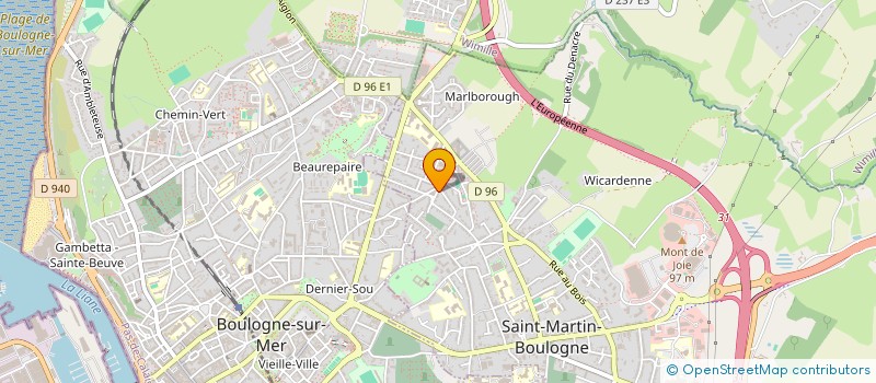 localisation de l'entreprise MADAME EMILIE FATIEN  SAINT-MARTIN-BOULOGNE