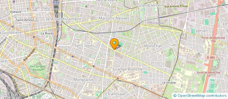 localisation de l'entreprise MADAME EMILIE FAUDON  LYON