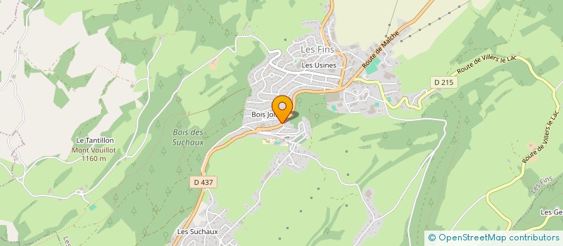 localisation de l'entreprise MADAME EMILIE FAURE  LES FINS