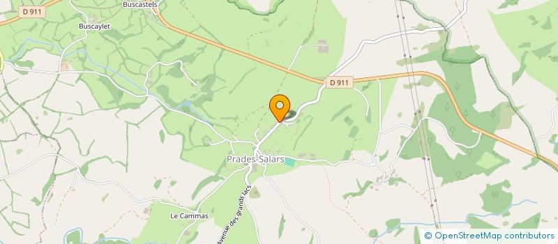 localisation de l'entreprise MADAME EMILIE FAVIER  PRADES-SALARS