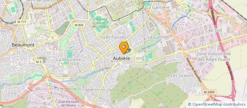 localisation de l'entreprise MADAME EMILIE FAYET à AUBIERE