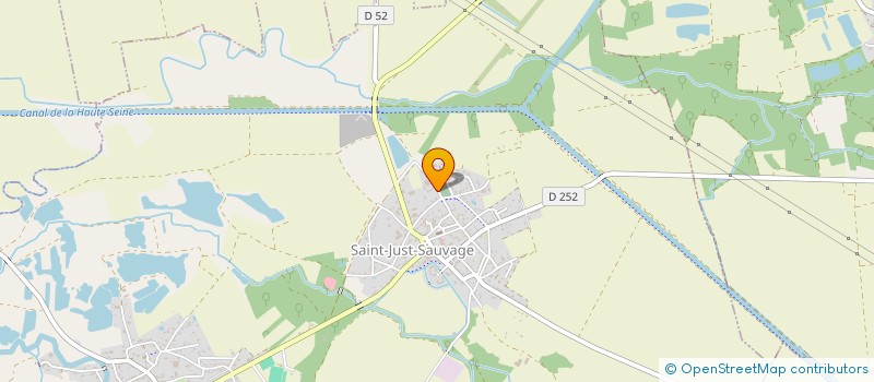 localisation de l'entreprise MADAME EMILIE FEAT  SAINT-JUST-SAUVAGE