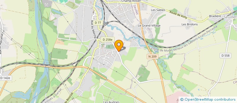 localisation de l'entreprise MADAME EMILIE FELLER  SAINT-GERMAIN-DES-FOSSES