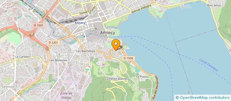 localisation de l'entreprise MADAME EMILIE FENEYROL  ANNECY