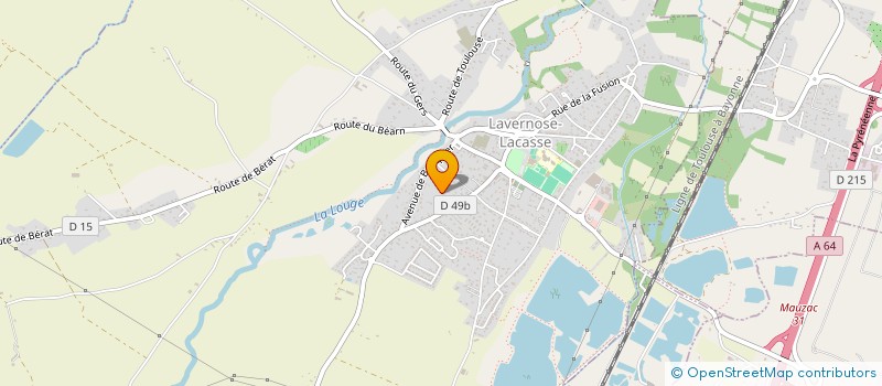 localisation de l'entreprise MADAME EMILIE FEO  LAVERNOSE-LACASSE