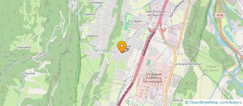 localisation de l'entreprise MADAME EMILIE FERRARA  VARCES-ALLIERES-ET-RISSET