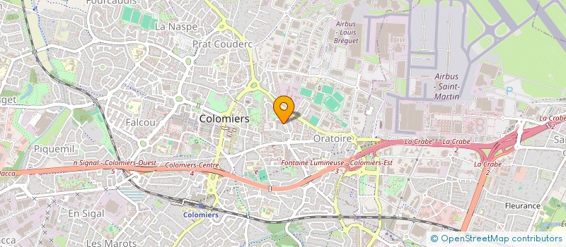 localisation de l'entreprise MADAME EMILIE FERRAS à COLOMIERS