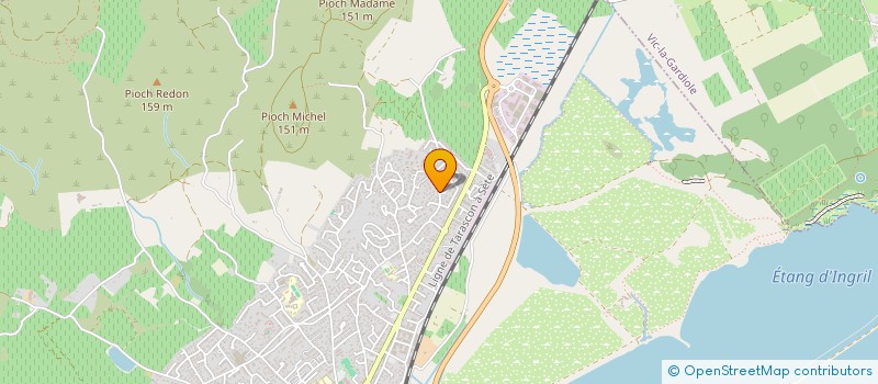 localisation de l'entreprise MADAME EMILIE FERRER à FRONTIGNAN