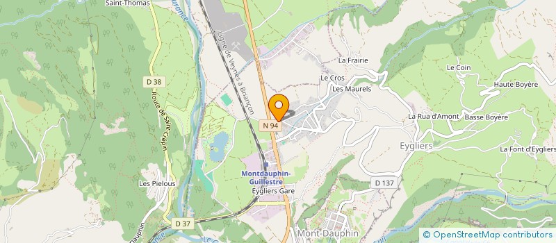 localisation de l'entreprise MADAME EMILIE FERROU  EYGLIERS