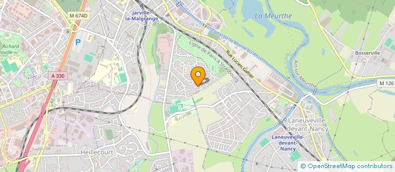 localisation de l'entreprise MADAME EMILIE FESQUET  LANEUVEVILLE-DEVANT-NANCY