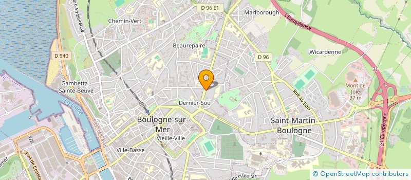 localisation de l'entreprise MADAME EMILIE FICHEUX  BOULOGNE-SUR-MER