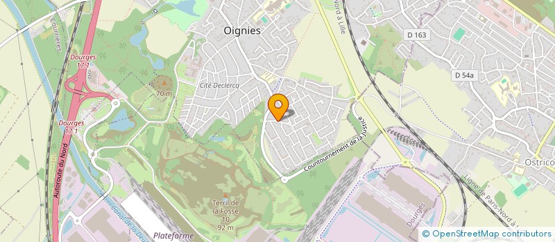 localisation de l'entreprise MADAME EMILIE FIDELLE  BIENVILLERS-AU-BOIS