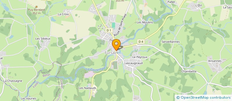 localisation de l'entreprise MADAME EMILIE FIEDLER à FURSAC
