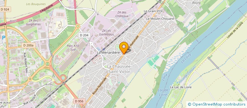 localisation de l'entreprise MADAME EMILIE FINAT  LA CHAUSSEE-SAINT-VICTOR