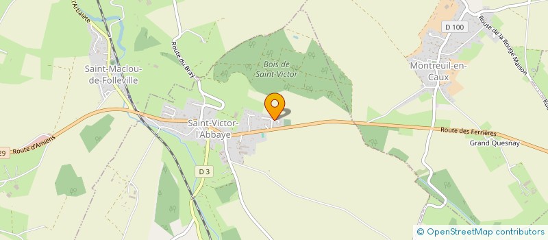 localisation de l'entreprise MADAME EMILIE FIQUET  SAINT-VICTOR-L'ABBAYE
