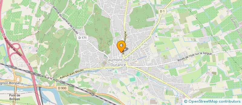 localisation de l'entreprise MADAME EMILIE FLEURY  CAUMONT-SUR-DURANCE