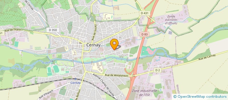 localisation de l'entreprise MADAME EMILIE FLORANGE à CERNAY