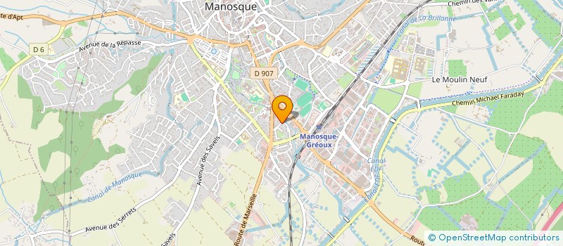 localisation de l'entreprise MADAME EMILIE FLORY à MANOSQUE