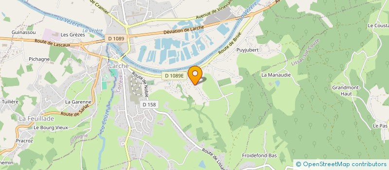 localisation de l'entreprise MADAME EMILIE FOIGNANT  LARCHE