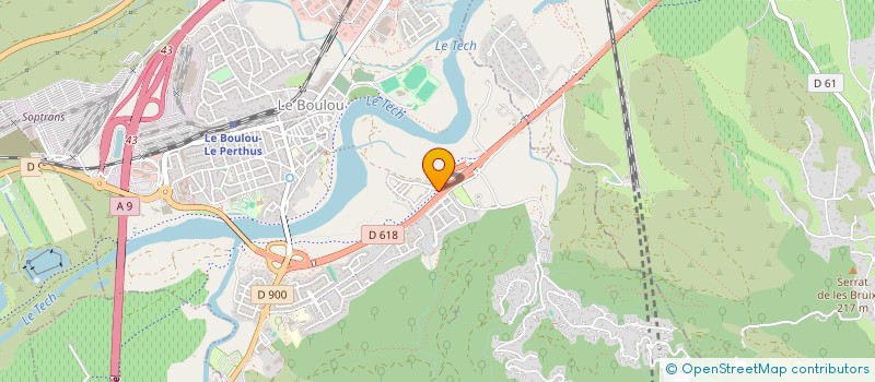 localisation de l'entreprise MADAME EMILIE FONS  LE BOULOU