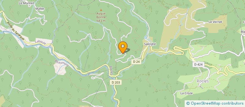 localisation de l'entreprise MADAME EMILIE FORGET  ROCLES