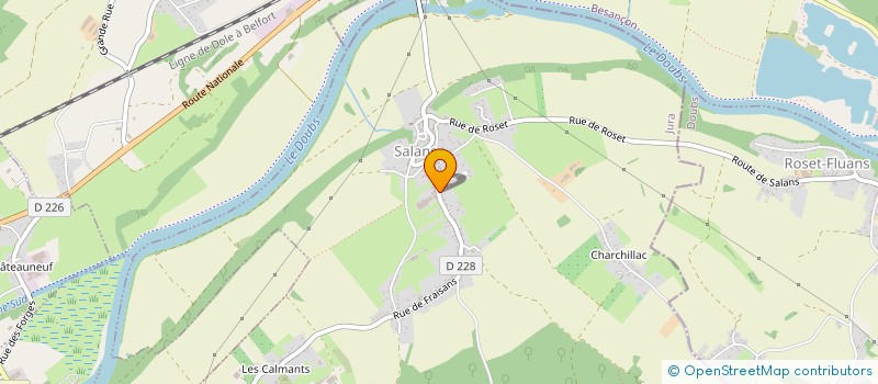 localisation de l'entreprise MADAME EMILIE FORTEMPS  COURTEFONTAINE