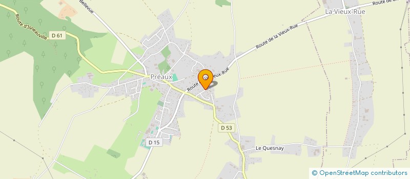 localisation de l'entreprise MADAME EMILIE FORTIER  PREAUX