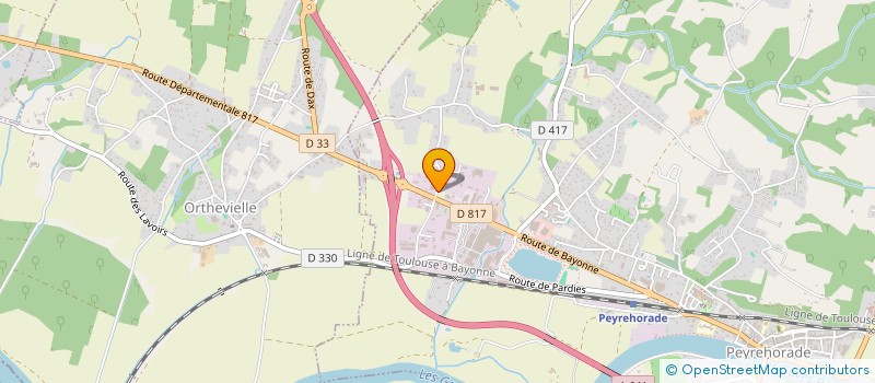 localisation de l'entreprise MADAME EMILIE FORVIELLE  PEYREHORADE