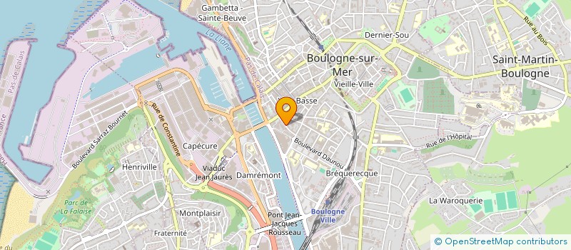 localisation de l'entreprise MADAME EMILIE FOUGERAY à BOULOGNE-SUR-MER