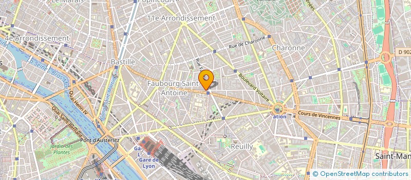 localisation de l'entreprise MADAME EMILIE FOUQUET  PARIS 11