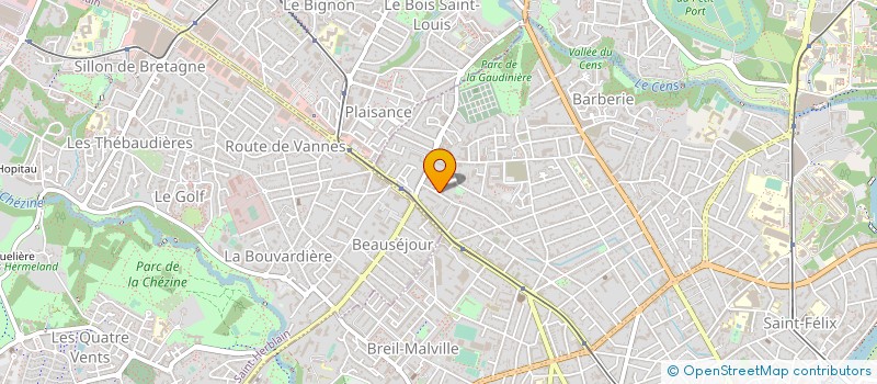 localisation de l'entreprise MADAME EMILIE FOURNEAU à NANTES