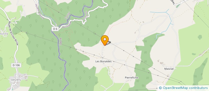 localisation de l'entreprise MADAME EMILIE FOURNIER  TAUSSAC