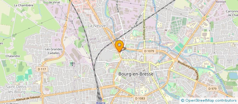 localisation de l'entreprise MADAME EMILIE FOURNIER  SAINT-DENIS-LES-BOURG