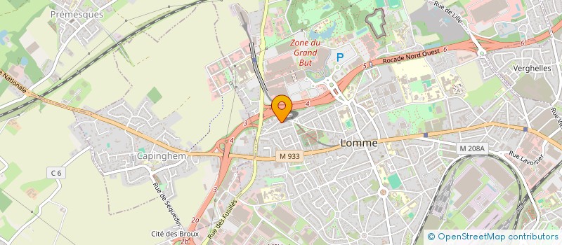 localisation de l'entreprise MADAME EMILIE FOURNIER  LILLE