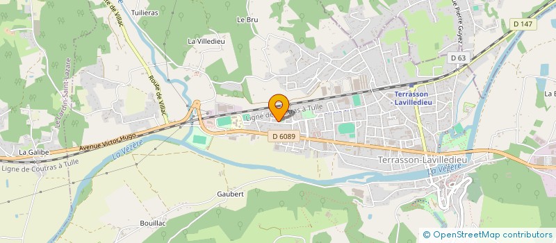 localisation de l'entreprise MADAME EMILIE FRANCFORT  TERRASSON-LAVILLEDIEU