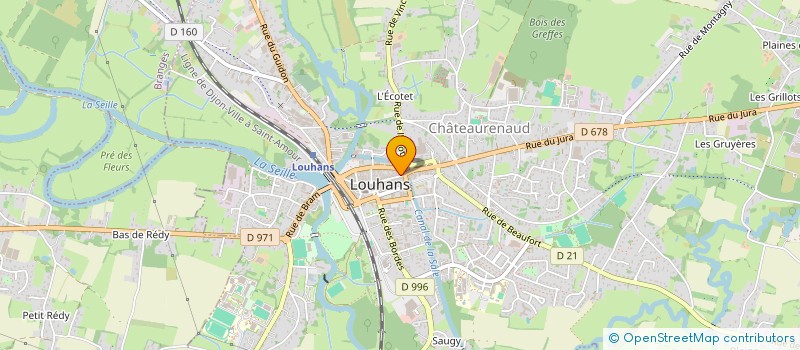 localisation de l'entreprise MADAME EMILIE FRANCHI à LOUHANS