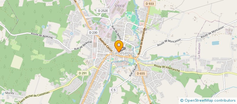 localisation de l'entreprise MADAME EMILIE FRECHE  CASTELJALOUX