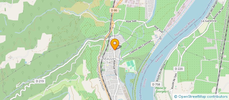 localisation de l'entreprise MADAME EMILIE FRECHET  MAUVES